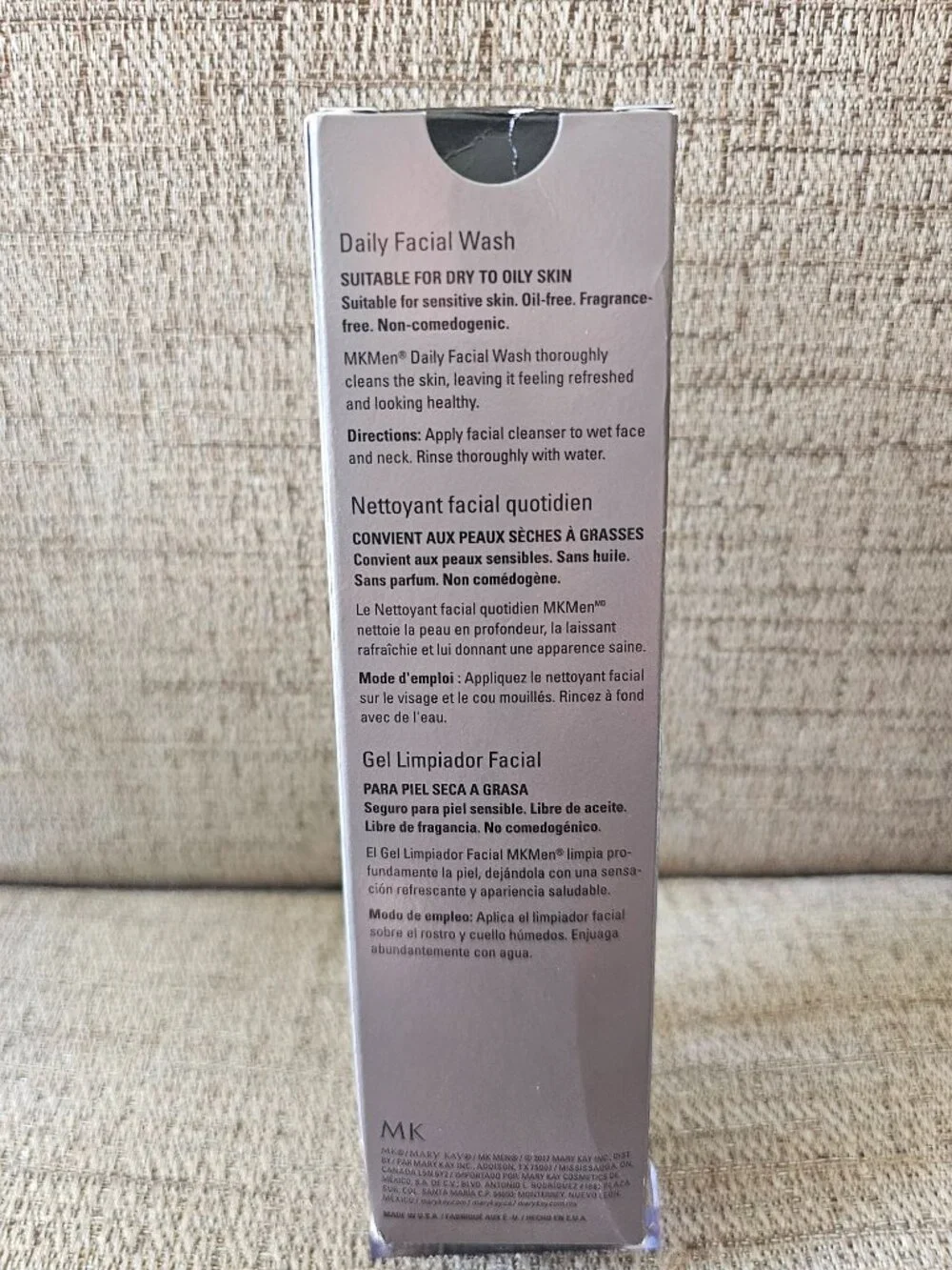 Mary Kay MKMen Daily Facial Wash 4.5 oz | NIB | Oil-Free Men's Face Clean